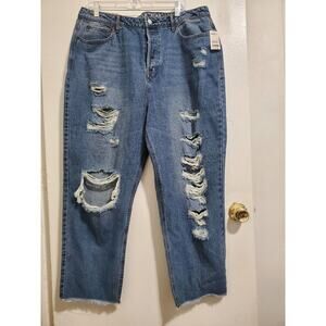 New Vanilla Star Juniors 90's Boyfriend Super High Rise Jeans Size 9